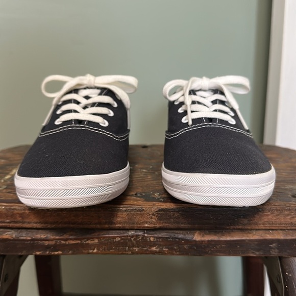 Keds Women's Champion Canvas Lace Up Sneaker - Navy Canvas - Picture 2 of 13